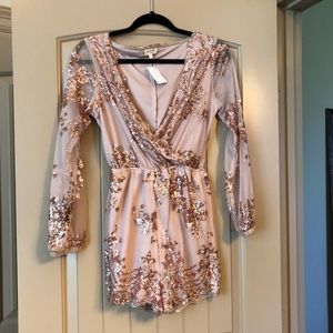 Sequin Romper